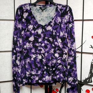 Purple long sleeve sweater